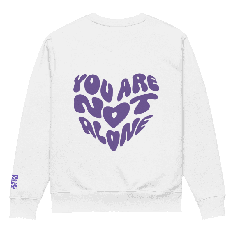 You Are Not Alone Soulency Premium Sweatshirt aus Bio Baumwolle