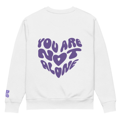 You Are Not Alone Soulency Premium Sweatshirt aus Bio Baumwolle