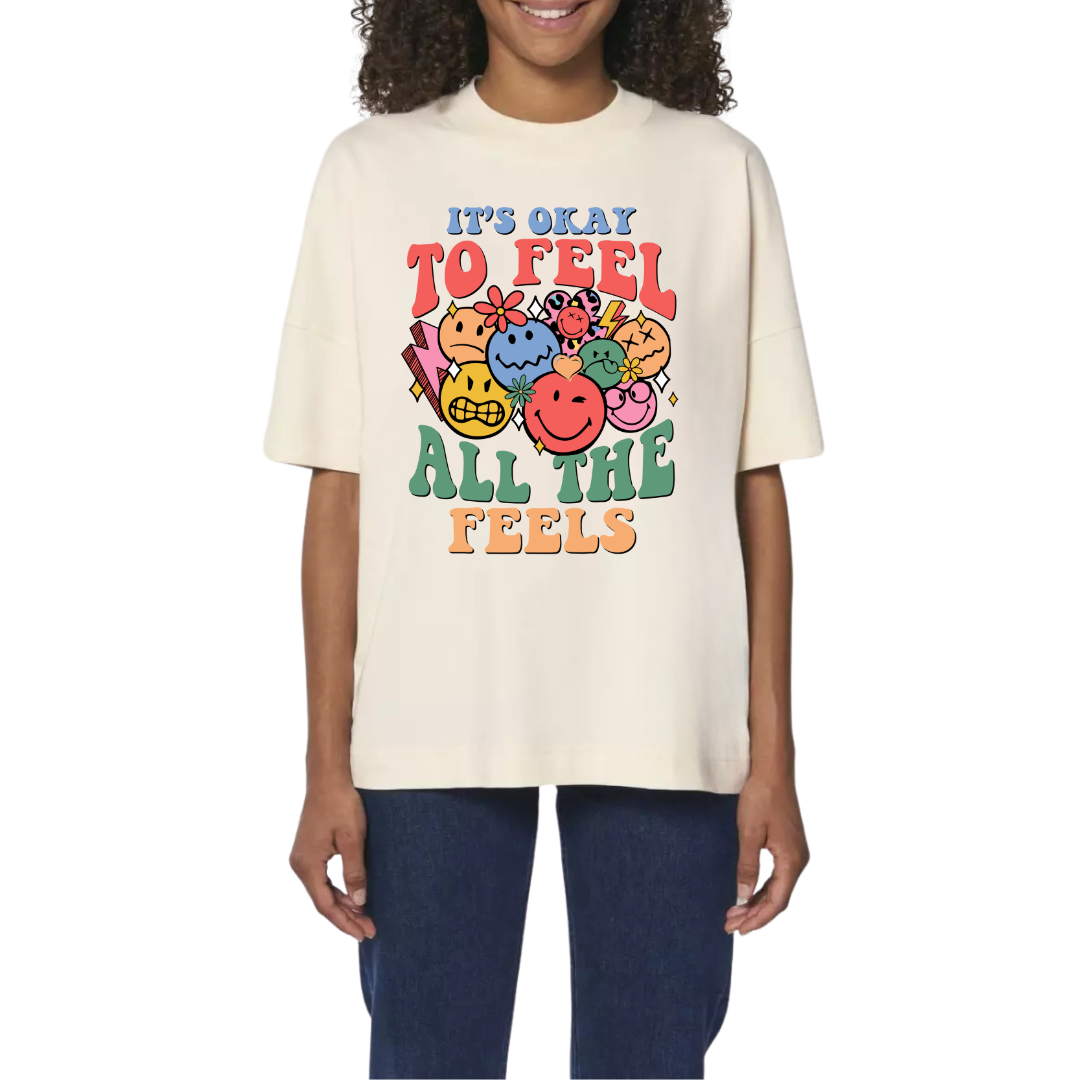 It's okay to feel all the feelings Basic Shirt Unisex