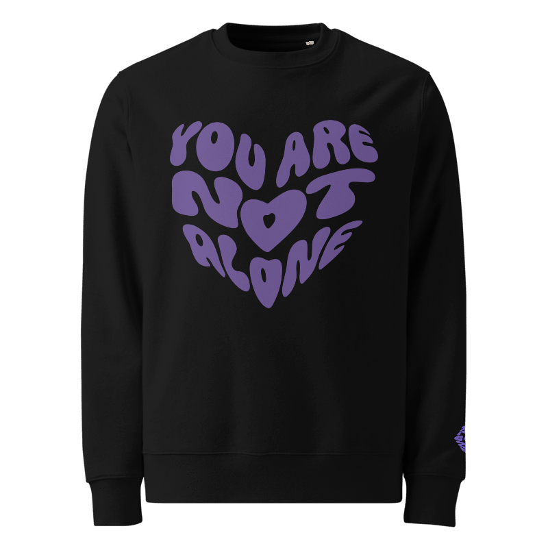 You Are Not Alone Soulency Premium Sweatshirt aus Bio Baumwolle