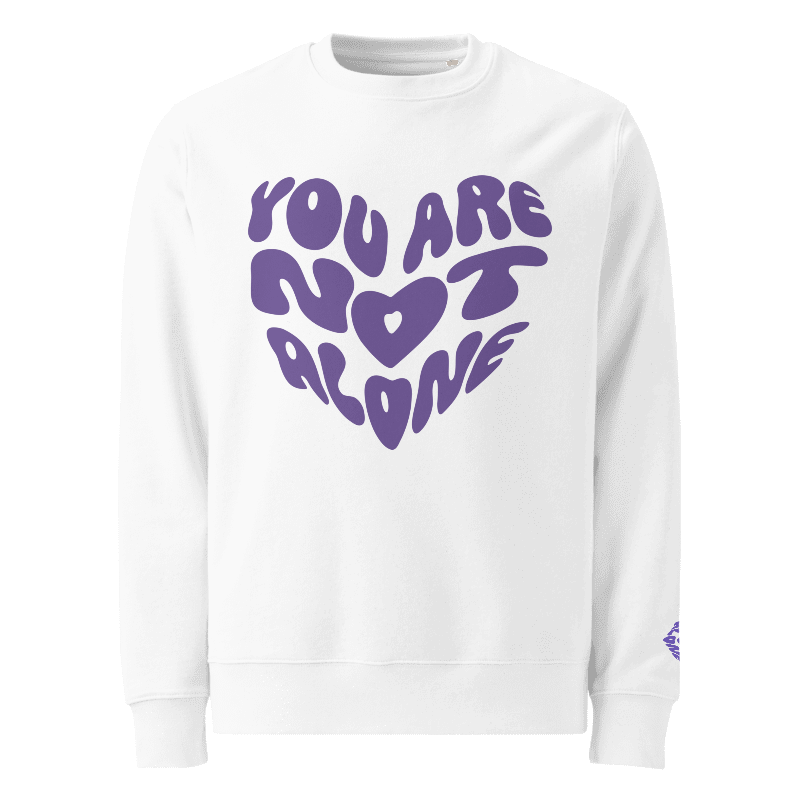 You Are Not Alone Soulency Premium Sweatshirt aus Bio Baumwolle