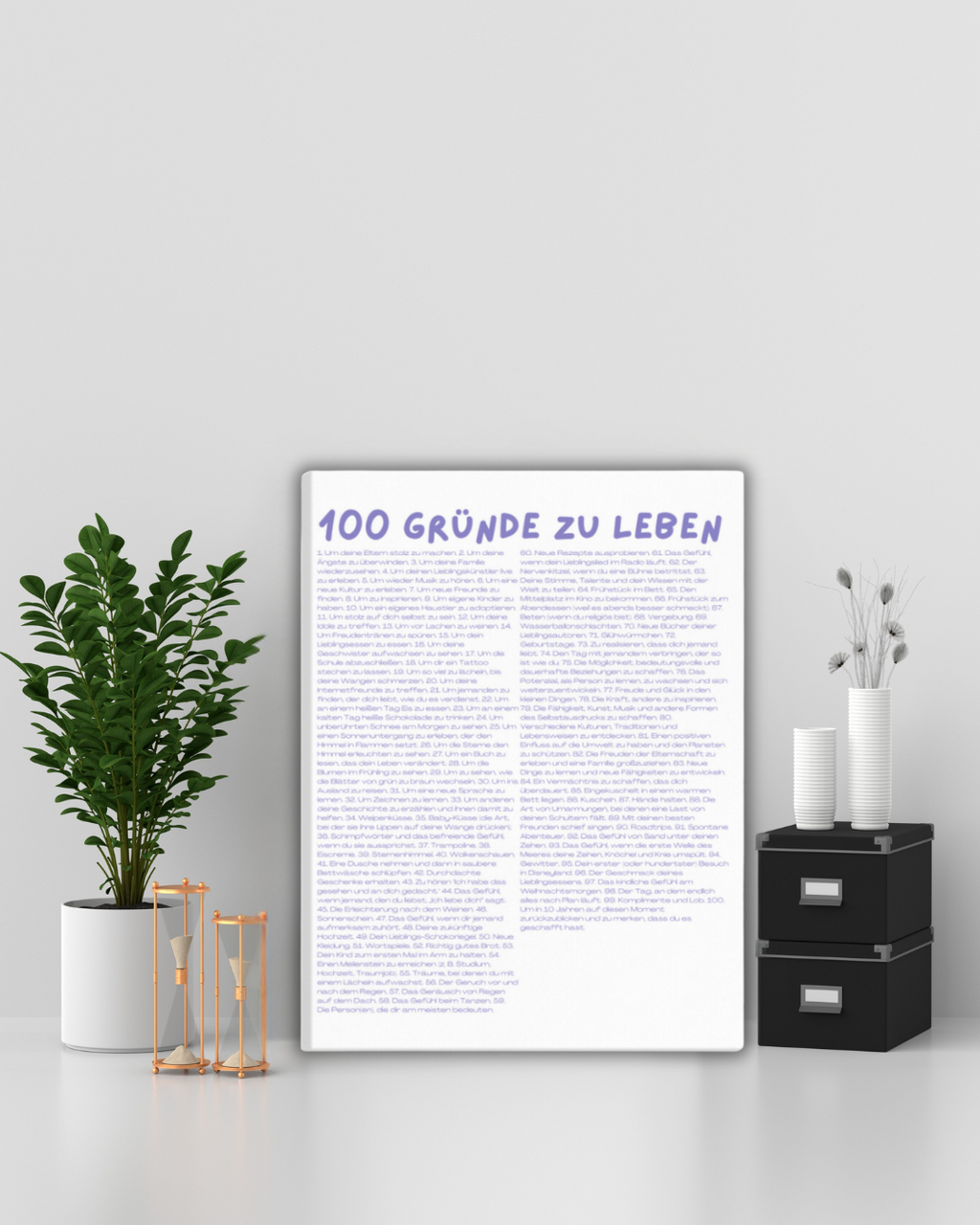 100 Gründe zu Leben Soulency Canva